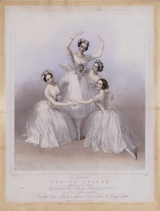 De beroemde Pas De Quatre gecomponeerd door Jules Perrot, zoals gedanst in Her Majesty