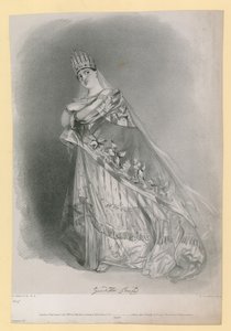 Giuditta Pasta, gegraveerd door R.J. Lane, gepubliceerd juli 1837 door Alfred Edward Chalon