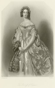 De prinses van Capua door Alfred Edward Chalon