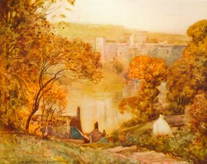Kasteel Chepstow, aan de Wye, ca. 1910
