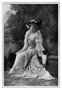 Marie Studholme, Engelse theateractrice, 1901 door Alfred Ellis and Walery