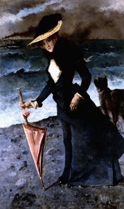 De Storm, 1891 door Alfred Emile Stevens