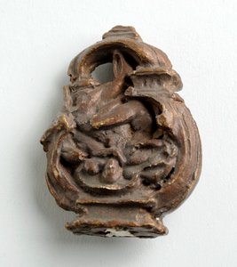 Maquette voor een Sleutelboog met een Cupido die een Zittend Meisje Fluistert: drie schetsen voor de Centrale Groep