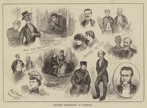 Amateurtheater in Highbury door Alfred Gish Bryan