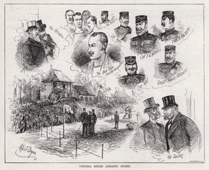 Victoria Rifles Atletieksporten (gravure)