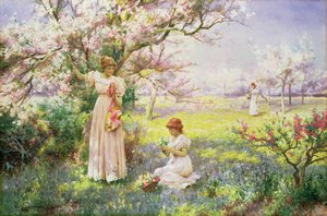 Lente: Bloemen plukken, 1898