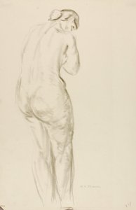 Staand naakt door Alfred H. Maurer