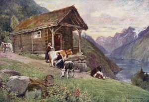 Een Noorse fjord