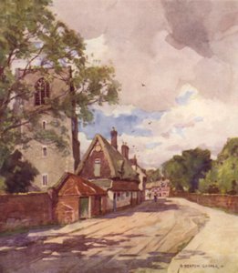 East Dereham, Norfolk door Alfred Heaton Cooper