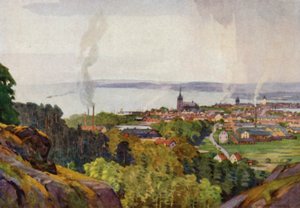 Jonkoping door Alfred Heaton Cooper