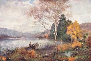 Lake District: Houtskoolbranders, Coniston Lake