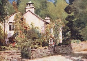 Lake District: Dove Cottage, Grasmere door Alfred Heaton Cooper