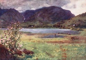Lake District: Little Langdale Tarn door Alfred Heaton Cooper