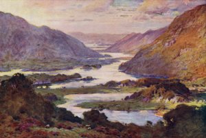 Meren van Killarney vanaf Kenmare Road door Alfred Heaton Cooper