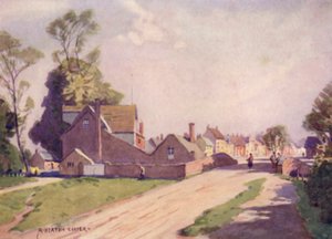 Long Melford, Suffolk door Alfred Heaton Cooper