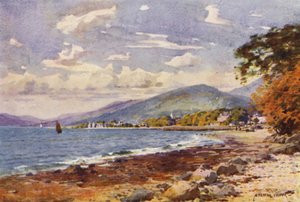 Rostrevor, County Down door Alfred Heaton Cooper