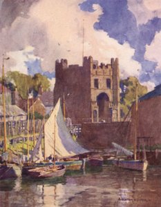 De Zuidpoort, Kings Lynn, Norfolk door Alfred Heaton Cooper