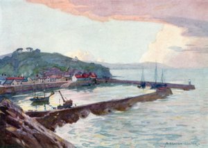 Watchet Haven door Alfred Heaton Cooper