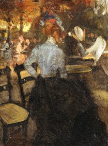 Het Café, ca. 1900 door Alfred Henry Maurer