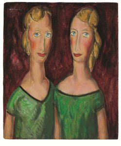 Twee Zusters in Groen, ca. 1920