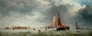 Strand van Scheveningen door Alfred Herbert