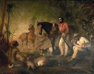 Na de Leeuwenjacht door Alfred Hichens Corbould