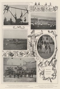 Recente sportevenementen door Alfred Hugh Fisher