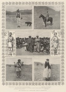 De blokkade van een weerspannige stam in Waziristan door Alfred Hugh Fisher