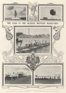 De Tsaar bij de Russische Militaire Manoeuvres door Alfred Hugh Fisher