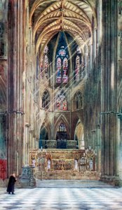 Westminster Abbey, Londen, 1902 door Alfred Hugh Fisher