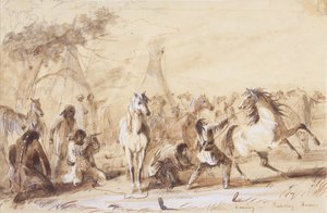 Avond, Paarden Piketeren, c.1837