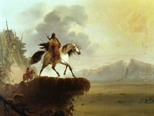 Slangenindianen door Alfred Jacob Miller