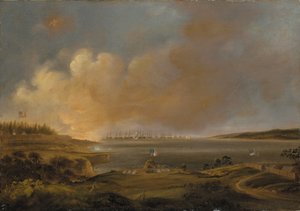 De Slag om Fort McHenry door Alfred Jacob Miller
