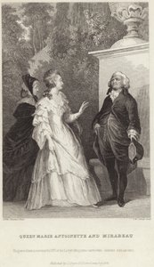 Koningin Marie Antoinette en Honore Gabriel Riqueti