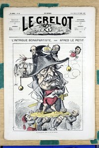 Omslag van Le Grelot, nummer 45, Satirique en Couleurs door Alfred Le Petit
