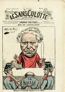 Omslag van Le Sans-Panlotte, nr. 10, Satirisch in kleuren door Alfred Le Petit