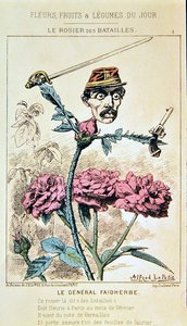 Generaal Louis Faidherbe, uit de cartoonserie 