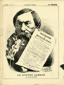 Illustratie van Alfred Le Petit in La Charge (1870), nr. 11 door Alfred Le Petit