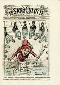 Illustratie voor de omslag van Le Sans-culotte, nr. 7