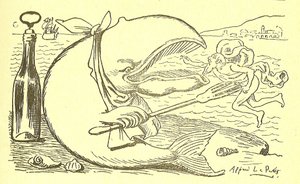 Illustratie van Alfred Le Pete (1841-1909) in Gros-Jean en zijn genezing door Alfred Le Petit
