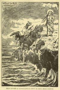 Illustratie van Alfred Le Pete (1841-1909) in Gros-Jean en zijn pastoor door Alfred Le Petit