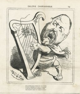 Illustratie van Alfred Le Pete (1841-1909) in Le Charivari door Alfred Le Petit