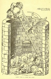 Illustratie van Alfred Le Petit (1841-1909) in Gros-Jean en zijn parochie door Alfred Le Petit