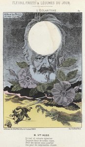 De Hondsroos: cartoon over Victor Hugo - ill. van 22/03/1871, in 