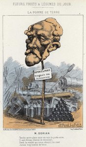 La Potato: karikatuur van Dorian - ill. van 20/01/1871 in 
