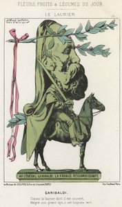De Laurier: Cartoon over Garibaldi - ill. van 15/02/1871 in 