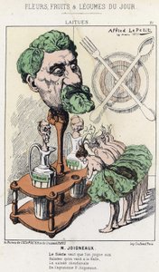 Sla: karikatuur over Joigneaux - ill. van 18/03/1871, in 
