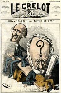 Victor Hugo en De Man die Lacht. Karikatuur