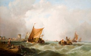 Kust van Holland door Alfred Montague