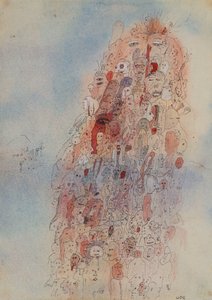 De menigte door Alfred Otto Wolfgang Schulze Wols